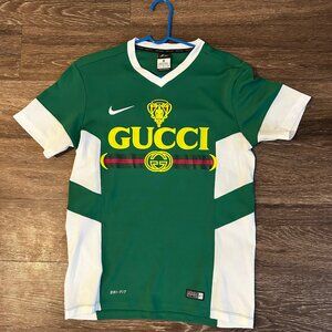 GUCCI (FAKE) NIKE SOCCER JERSEY VINTAGE SHOP